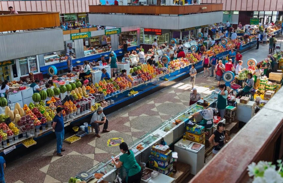 Green Bazaar, Almaty, Kazakhstan